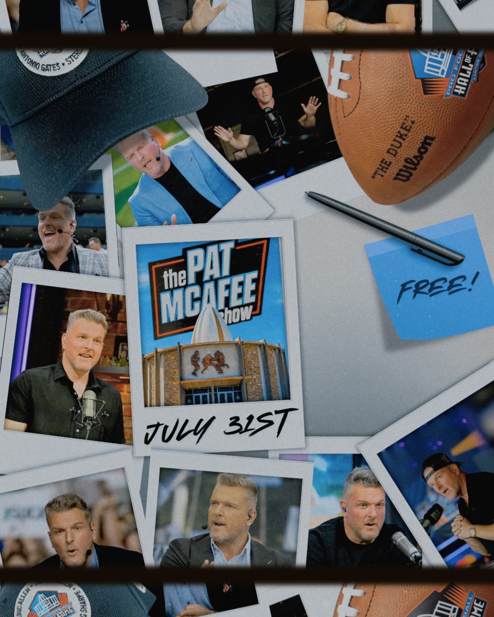 ProFootballHOF's tweet image. LAHD & LEGENDARY🎤
Football's loudest voice meets the game's greatest legends. @ThePatMcAfee show LIVE from the Pro Football Hall of Fame!
⏰ Noon - 3pm
📍 Iconic front steps of the Hall
🎟️ FREE event!
#FanFest25presentedbyMeijer