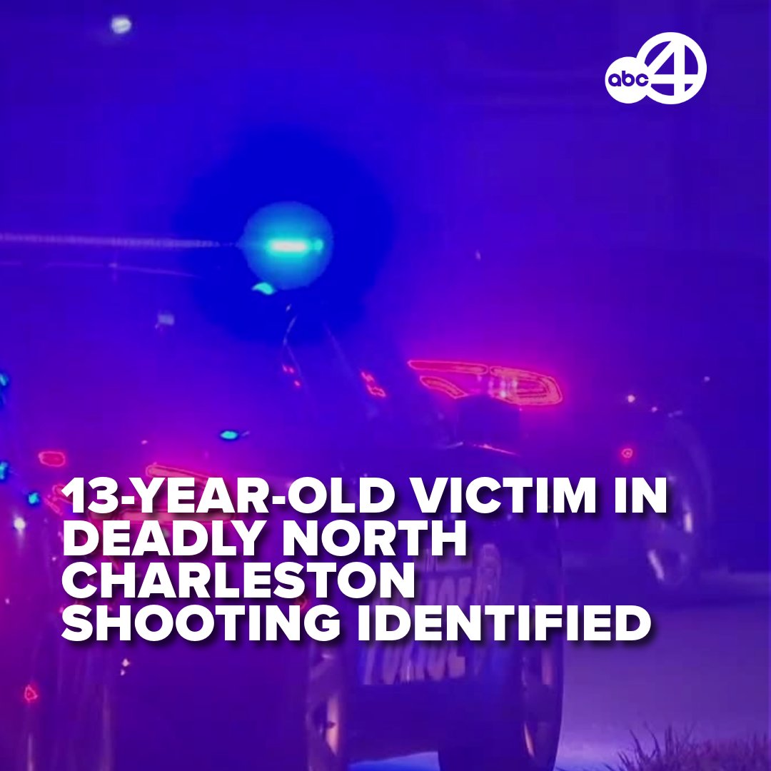 ABCNews4's tweet image. A 13-year-old boy was identified as the victim of a deadly North Charleston shooting that transpired over the weekend. Read more: bit.ly/4o3cCFE