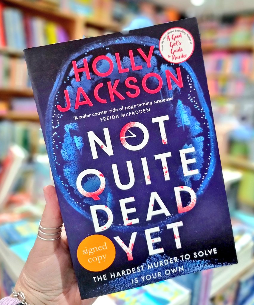 BridgeBooksDro1's tweet image. Holly Jackson, bestselling author of A Good Girl's Guide to Murder, brings us her first adult thriller. A woman survives a brutal attack only to discover she has seven days left to live—and she’s determined to solve her own murder before time runs out. Large paperback and signed!