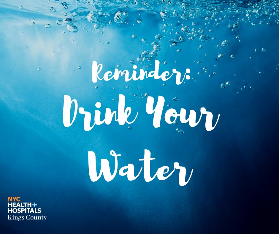 KingsCountyHosp's tweet image. #HealthyHabits Signs you’re not drinking enough water:
🟡 Dark yellow urine
💧 Dry mouth
😴 Fatigue or dizziness
🧠 Headache
💦 Thirst
Don’t wait for symptoms—sip regularly & stay ahead of dehydration! #WeAreKings