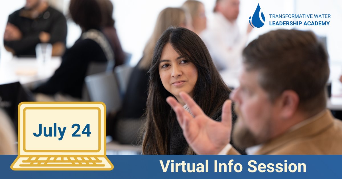 American Water Works Association (@awwa) on Twitter photo đź’§It's time to transform your water career. Join the #TWLA Virtual Info Session to learn about this leadership program for early- and mid-career water professionals.
đź“…Date: July 24
⏰Time: 11-11:45 a.m. MT
đź”—Register: news.awwa.org/4m2X1En
#WaterLeadership <a href="/WaterNowOrg/">WaterNow Alliance</a> đź’§It's time to transform your water career. Join the #TWLA Virtual Info Session to learn about this leadership program for early- and mid-career water professionals.
đź“…Date: July 24
⏰Time: 11-11:45 a.m. MT
đź”—Register: news.awwa.org/4m2X1En
#WaterLeadership <a href="/WaterNowOrg/">WaterNow Alliance</a>