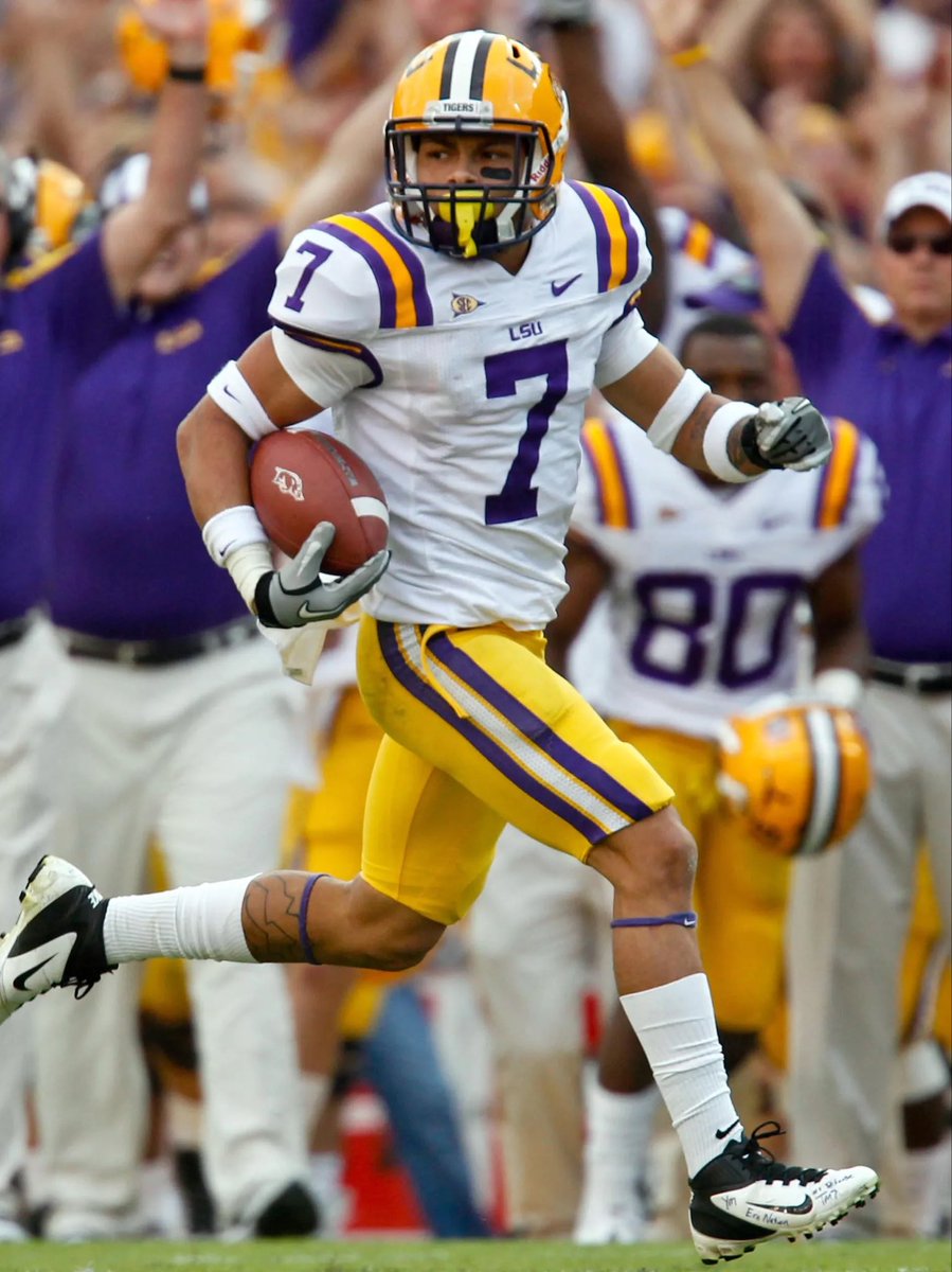 TorresOnLSU's tweet image. What a career Honey Badger! 🐯👏
- Games Played: 180
- Solo Tackles: 681
- Total Tackles: 834
- Sacks: 11
- Interceptions: 36
- Forced Fumbles: 7
- Pro Bowls: 3
- All-Pro Selections: 3
- 2010's All-Decade Team: Pro Football Hall of Fame