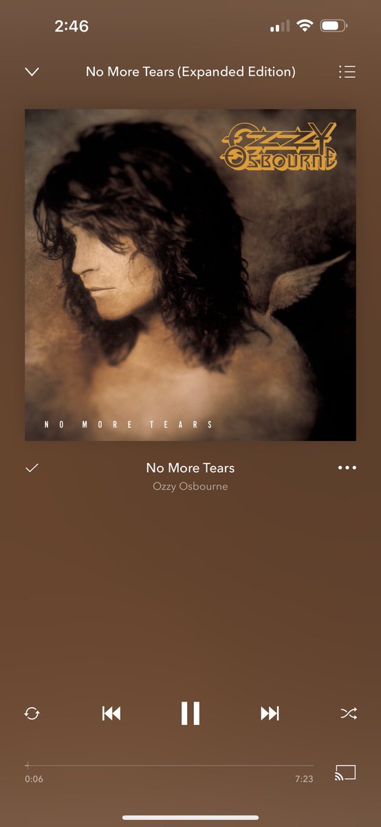 I’m not ok. 
Rest easy Ozzy. 
Thank you.