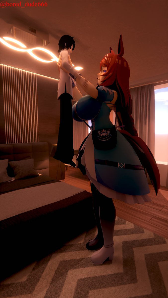 You folks have decided, so here is she is: Super Creek

Simply decided to go with a mini Giantess gentle "uppis" idea, because why not.

So enjoy the M.O.A.H. You can guess what that means
#giantess #Sizetwitter #sfwgt