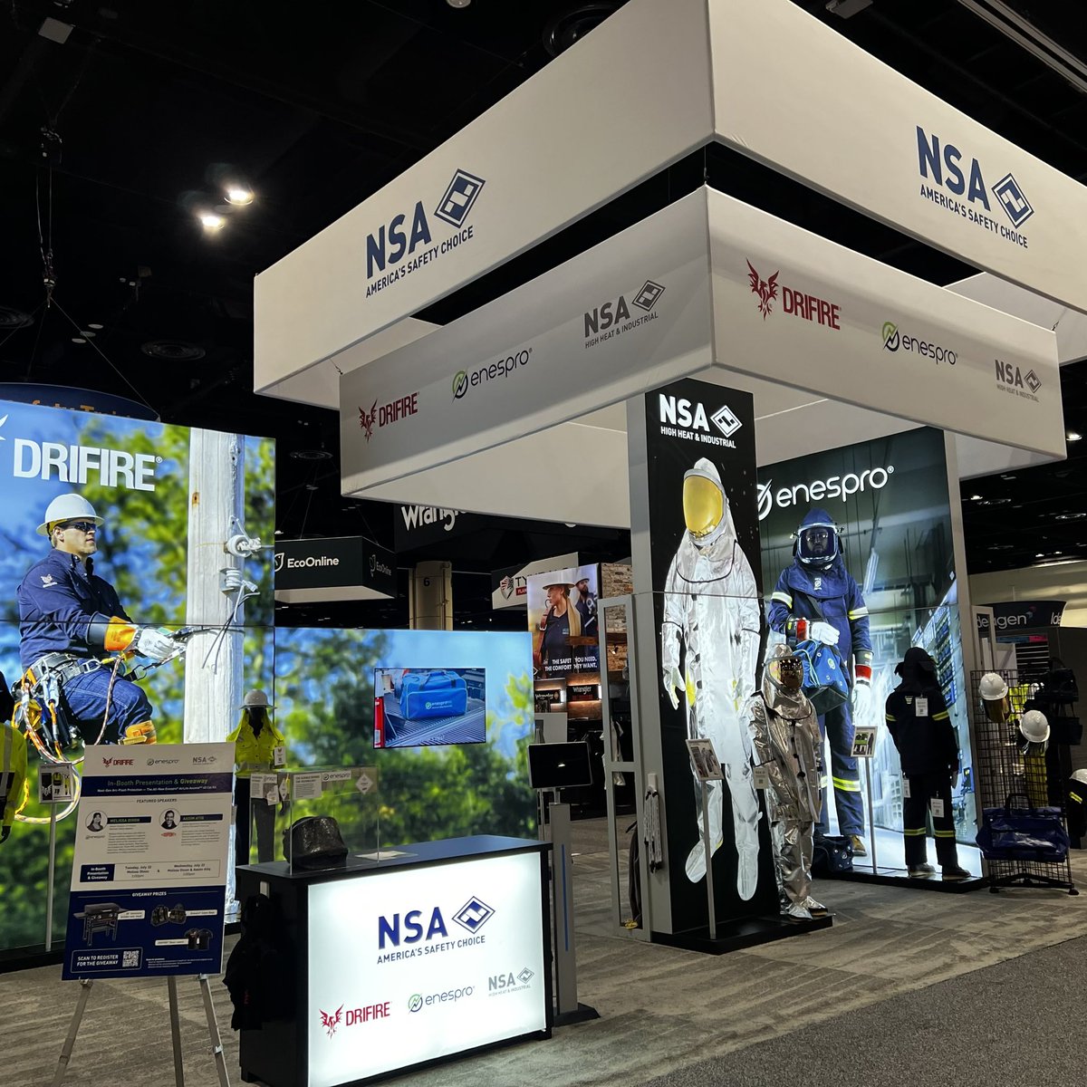 thinkNSA's tweet image. Doors are open at #ASSP2025!

✅ Booth #1243: Explore NSA, DRIFIRE®, and Enespro’s latest in FR &amp;amp; arc flash protection
🕒 3 PM TODAY: In-booth demo of the new AirLite Ascend™
🎁 Giveaways 7/22–23!

#FRGear #ElectricalSafety #ArcFlashProtection