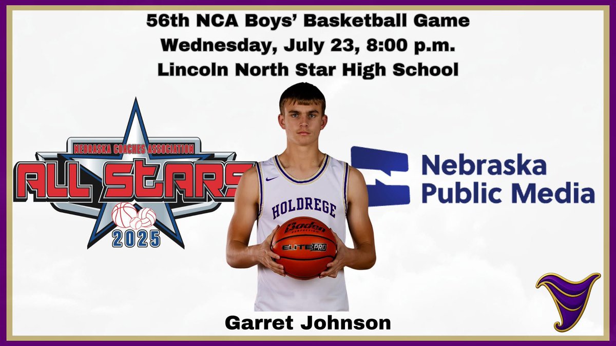 Garret Johnson will have another opportunity to represent the Dusters in tomorrow night's Nebraska Coaches Association All Star Basketball game at Lincoln North Star High School.  The game will be streamed/televised on Nebraska Public Media. 

Congratulations Garret!