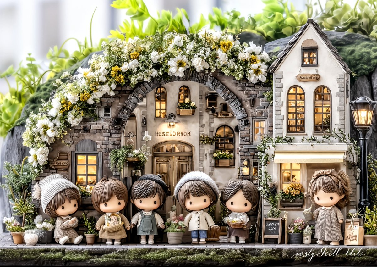 tsukuyomi2021's tweet image. 「Little Town🏘」

#nijijourney #midjourney #AIイラスト #AIart #AIアート
