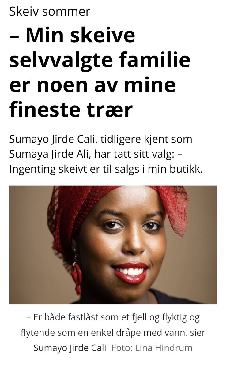 Hun er lyriker. Dette er moderne lyrikk. Jeg gir opp. Det er helt usammenhengende. Det blir ikke bedre av at hun bruker hijab.
