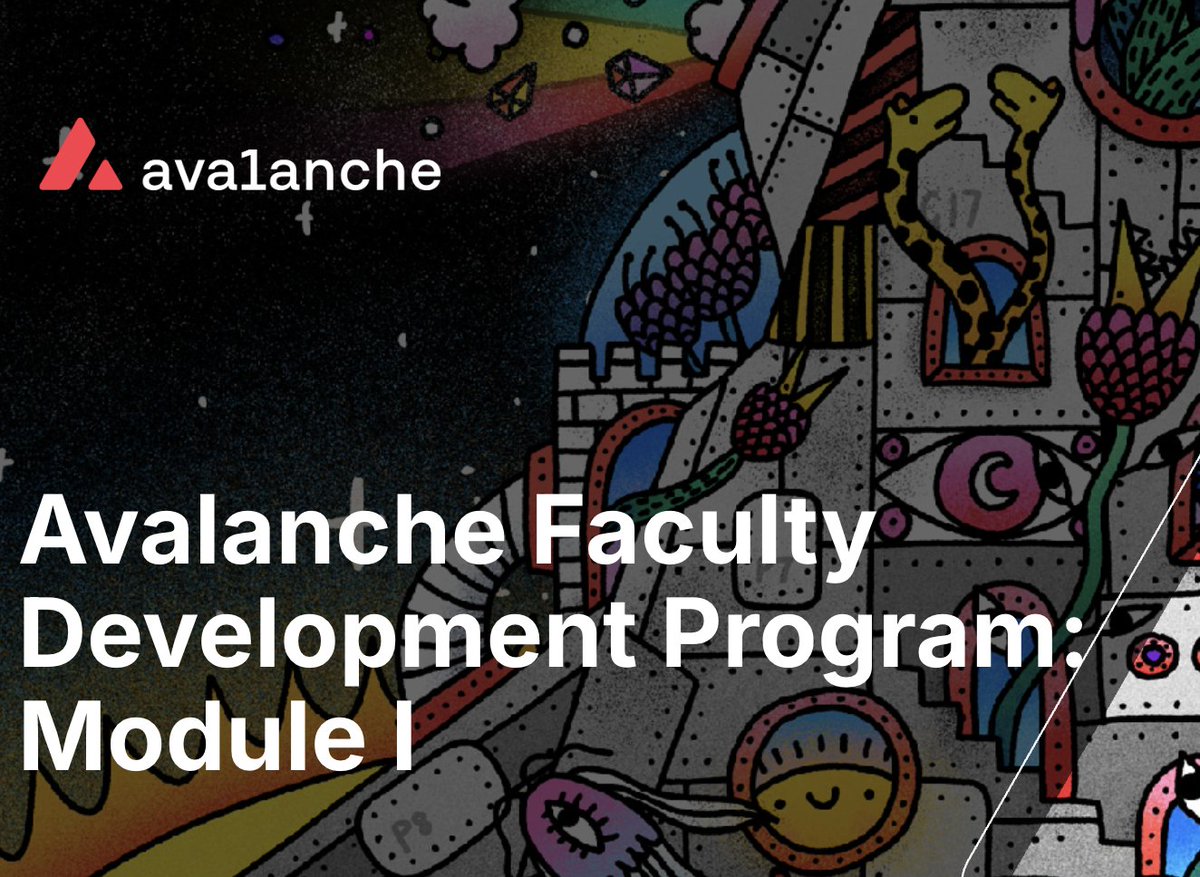 doroungerlee's tweet image. Our @avax faculty training begins this week. Why train faculty in Web3? Because they multiply impact.
🧠 Teach real blockchain skills on @avax
🌍 Launch students into global Web3 careers
🚀 Drive campus innovation from the front
Empower educators, accelerate 🔺doption.