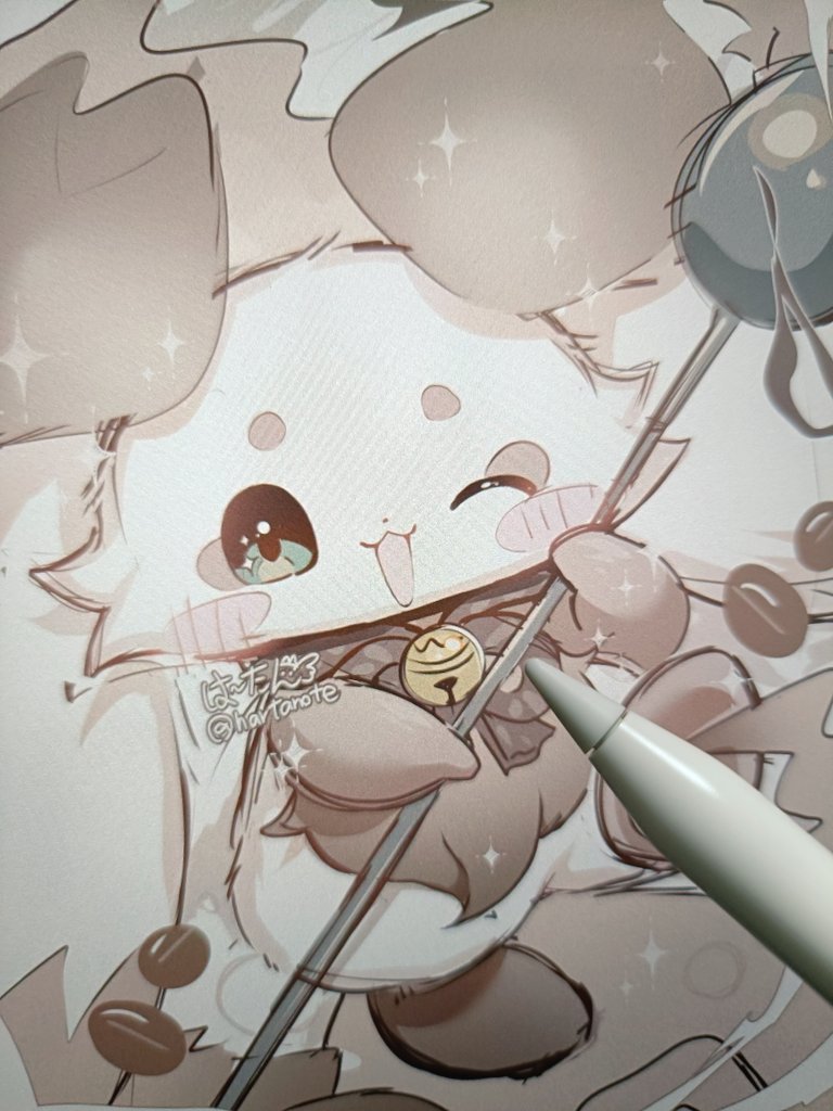 hartanote's tweet image. ☕カフェオレカラーなるんちょま見たくてラフ描いてる #るんるんびじちかん