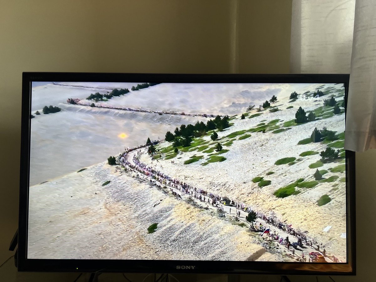 Handforthrail's tweet image. Ventoux and #LeTour , enthralling to watch live , crazy climb