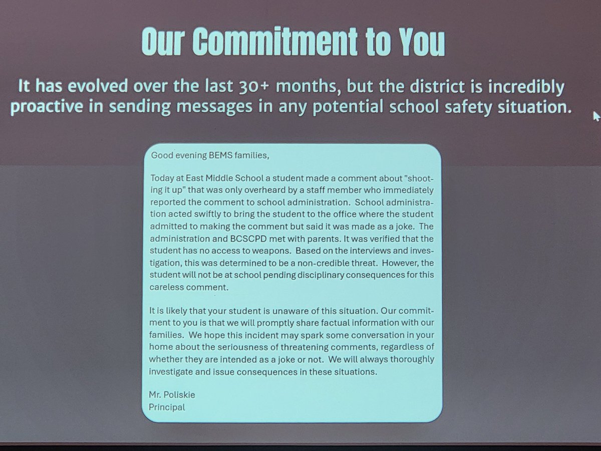 A day in the life of incident management! Great insights drom Brownsburg Community School Corporation on supporting schools going through tough situations!