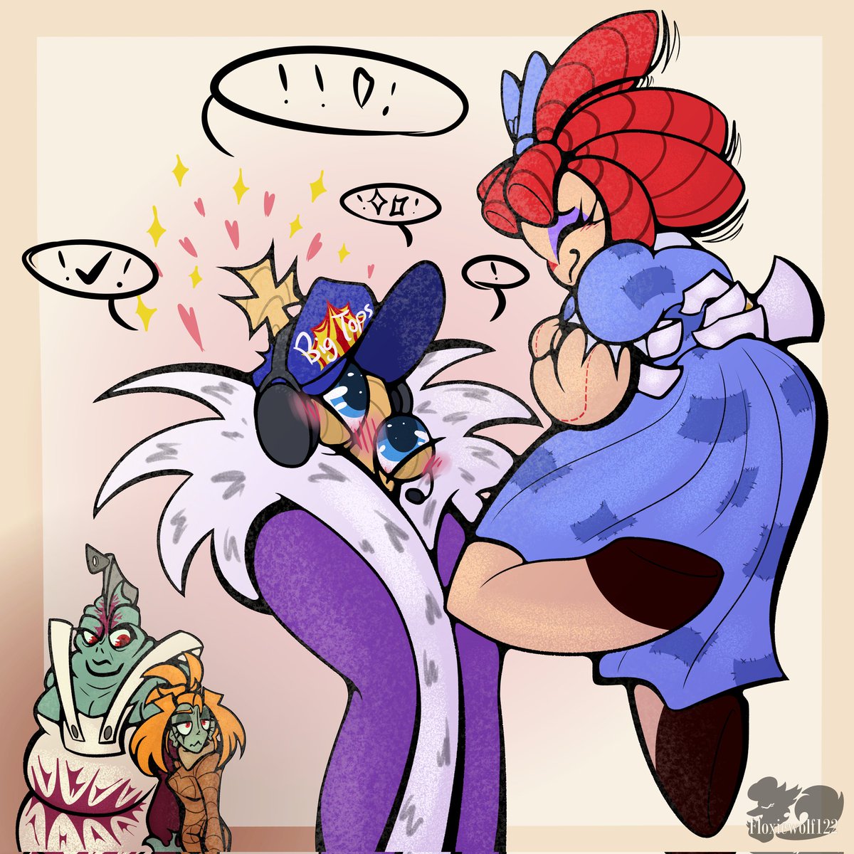 FluffyWolf122's tweet image. Glitch dads are their adopted daughters