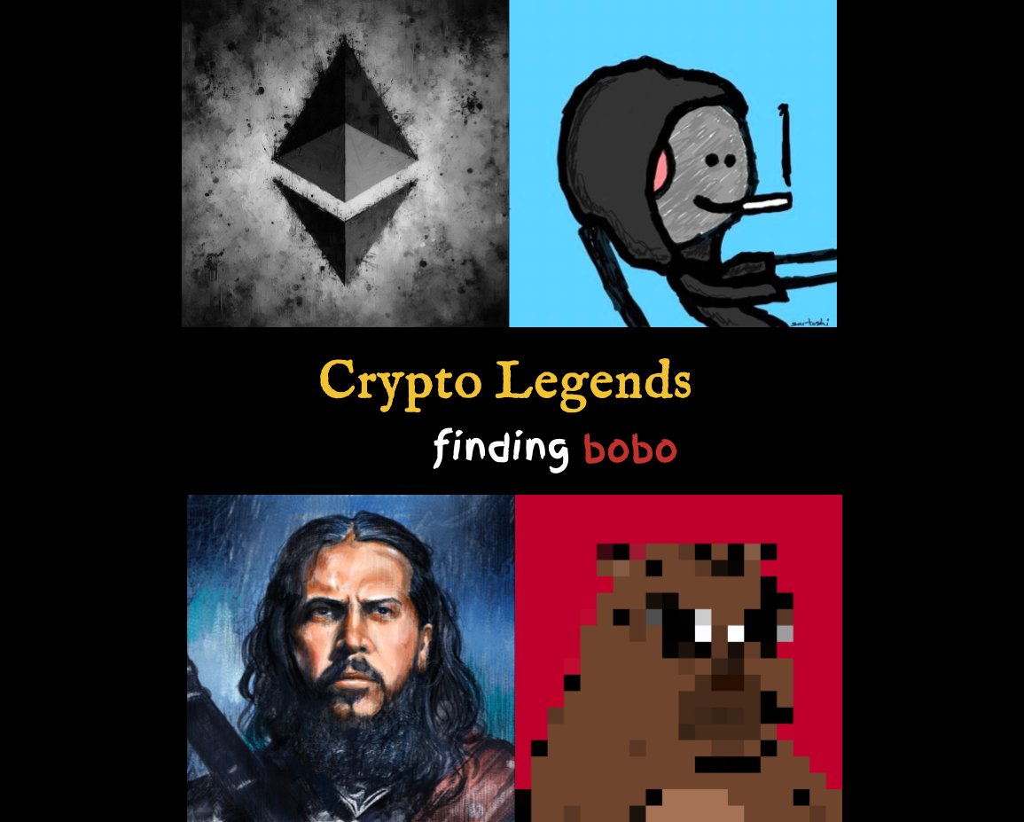 baylor9985's tweet image. In this crypto novella a young degen wakes up on Jungle Bay Island, trapped in the metaverse. Amidst a civil war of dank memes and mercurial influencers, how will he get back home? $Bobo 🐻
baylorcrypto.substack.com/p/crypto-legen…
And the story in pictures 🧵