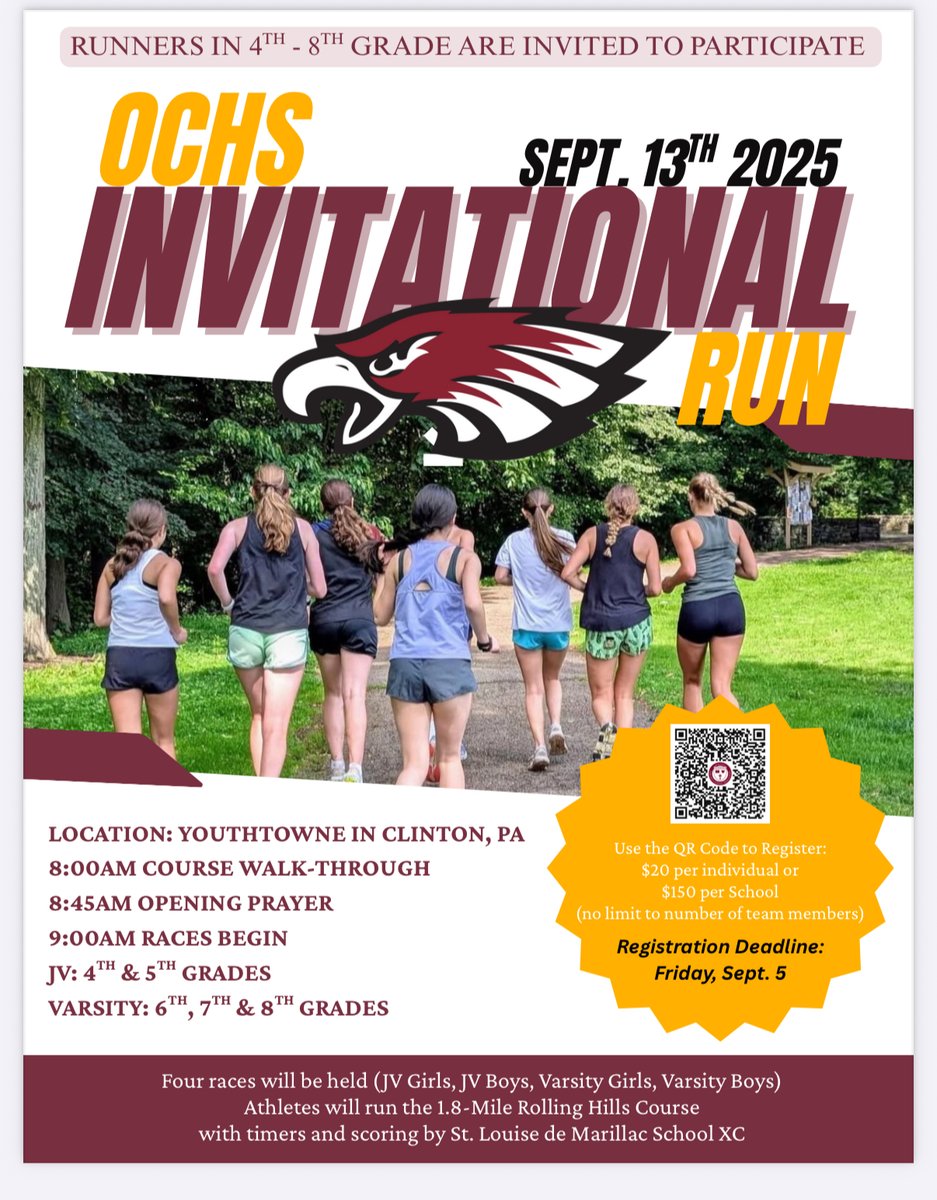 OCHS Invitational Sept 13th 2025
