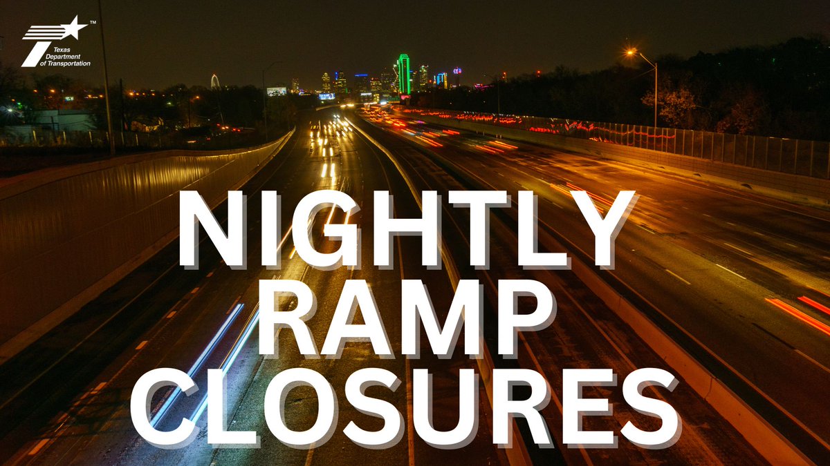 TxDOTDallas's tweet image. DENTON CO - NB I-35E direct connector to SB I-35W closes 9p Tues., July 22 to 5a Wed., July 23 & nightly through July 29 for bridge work. Follow signed detour; plan extra travel time. #dfwtraffic