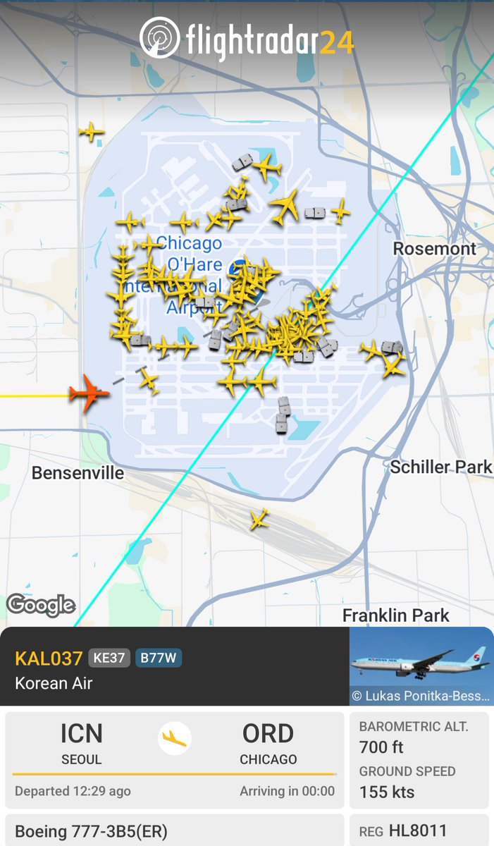 JeffO773's tweet image. Sat at the hotel and heard my father take off 22 hours ago and he is just landing in Chicago right now.