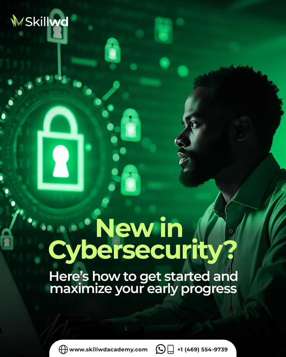 skillweed's tweet image. New in Cybersecurity and don’t know how to navigate the industry?

Here&apos;s a beginner&apos;s guide to get you started.

Start your journey with these essential steps that will help you standout in the field.

#Skillwdacademy #cybersecurityforbeginners #cybersecuritytips