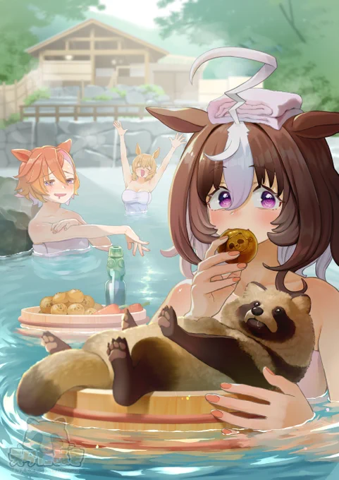 温泉ドット #ウマ娘 #umamusume