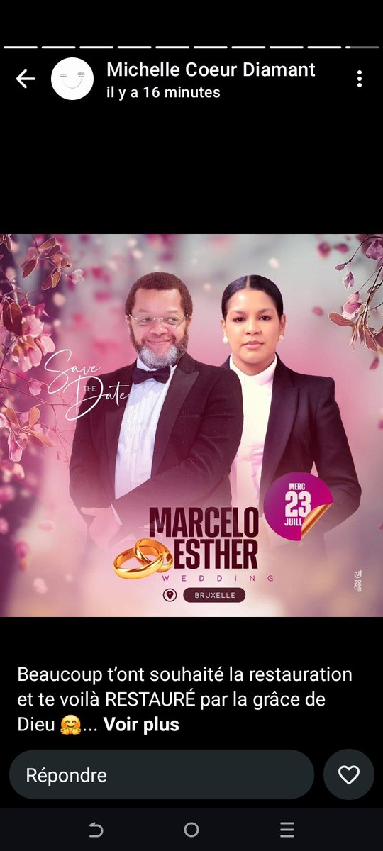 Alexandre Yuma (@alexandreyuma) on Twitter photo Dieu n'est pas votre oncle pour suivre les caprices de la foule. Nous qui aimons l' Apôtre <a href="/MarcelloTunasi/">Marcello TUNASI</a> , nous sommes plus nombreux que ceux l'haïssent.
Ils ont souhaité les réconforts et voilà, ils disent que c'est tôt voulant vous voir longtemps souffrir.
Dieu est bon Dieu n'est pas votre oncle pour suivre les caprices de la foule. Nous qui aimons l' Apôtre <a href="/MarcelloTunasi/">Marcello TUNASI</a> , nous sommes plus nombreux que ceux l'haïssent.
Ils ont souhaité les réconforts et voilà, ils disent que c'est tôt voulant vous voir longtemps souffrir.
Dieu est bon