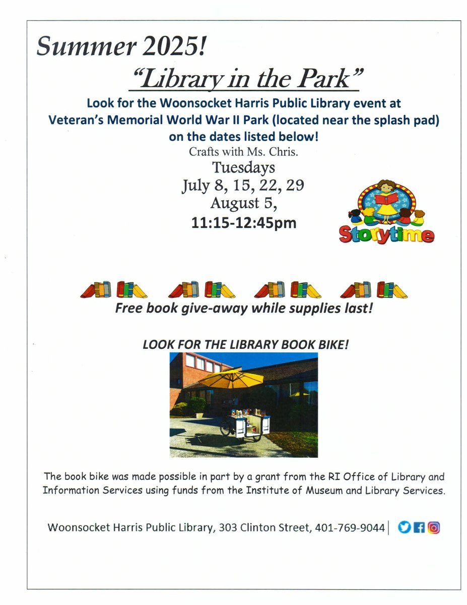 Woonsocket Library (@woonsocketlib) on Twitter photo 