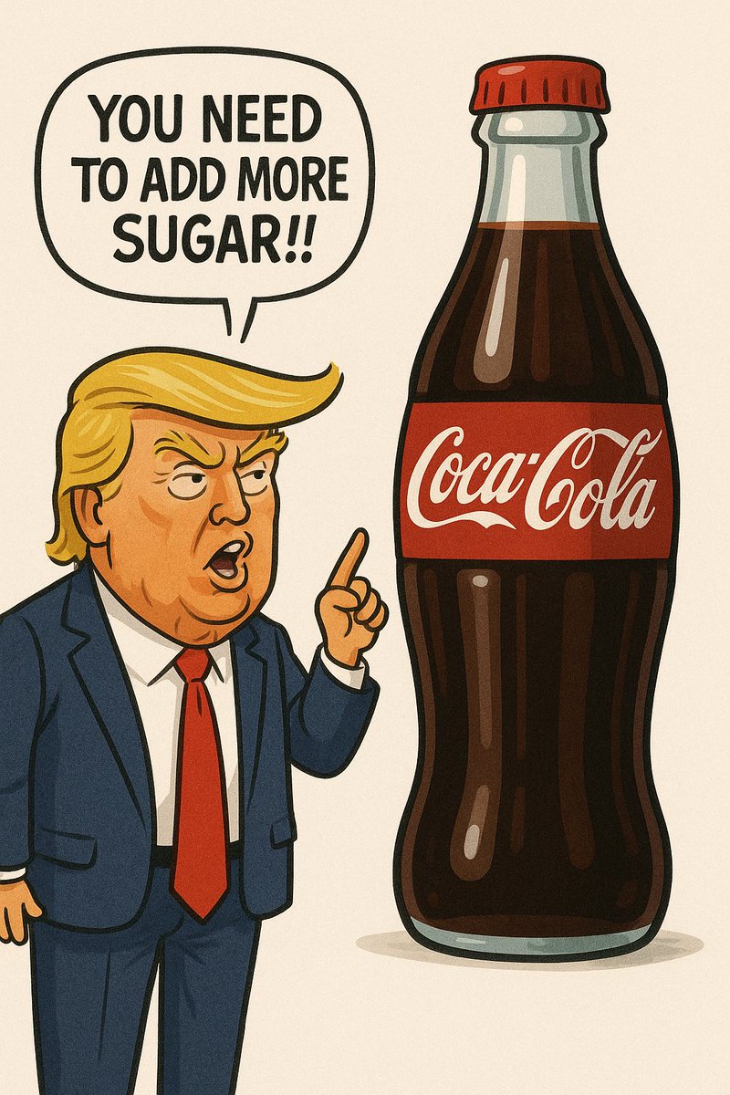 steve_hanke's tweet image. KNOW-IT-ALL TRUMP is now telling the Coca-Cola company how to make Coke.