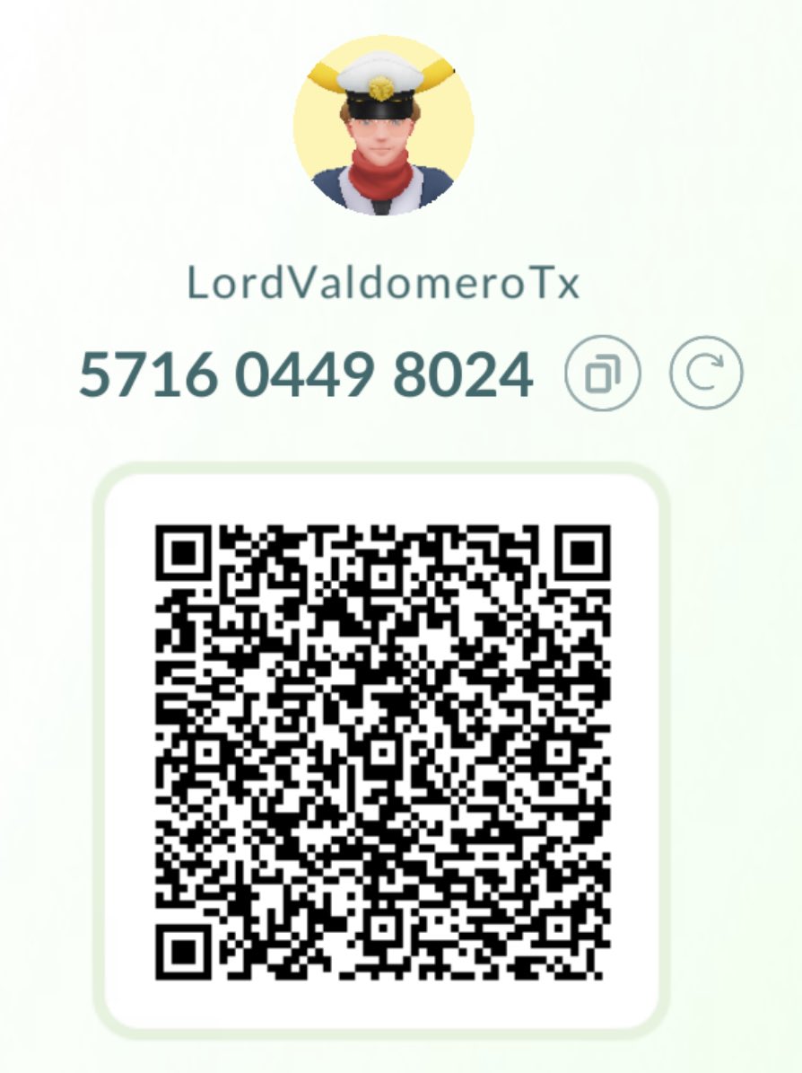 Crizzztobal's tweet photo. ¡Comencemos una buena amistad en Pokémon GO! ¡Mi código de Entrenador es 571604498024! 🇨🇱 #PokemonGOApp #PokemonGOfriend #PokemonGOfriends #PokemonGo #PokemonGoRaids #PokemonGOCommunityDay https://t.co/rQ1jVlMQ62