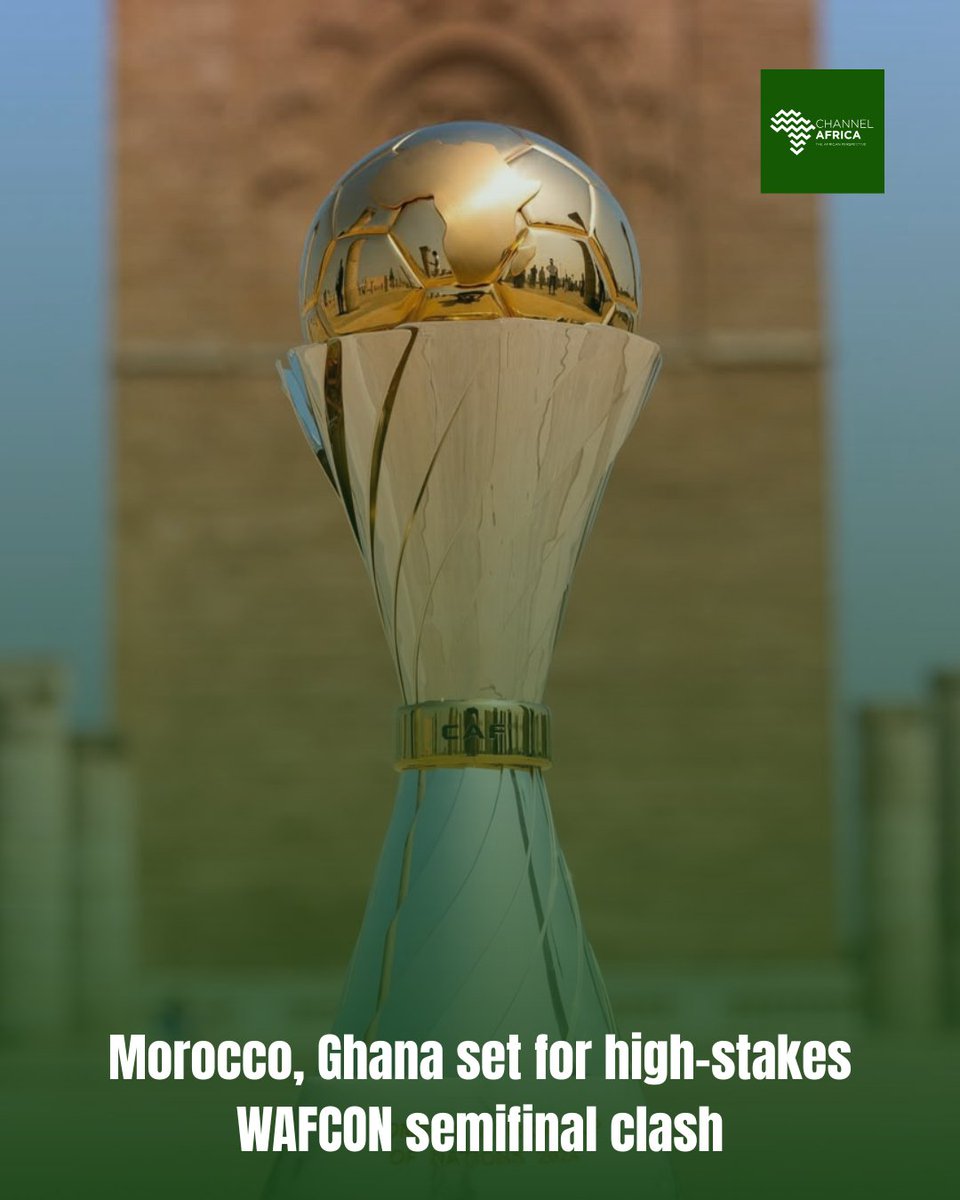 channelafrica1's tweet image. Morocco, Ghana set for high-stakes WAFCON semifinal clash
Read: bit.ly/4kRDsxR