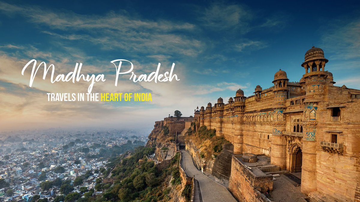 Today I will take you on a road trip to the beautiful Madhya Pradesh from Delhi.

If you love nature, architecture, ancient temples, waterfalls &amp; heritage, this is the perfect road trip plan.

Here’s a day-by-day itinerary covering the best of MP.

Let’s go! 

🧵