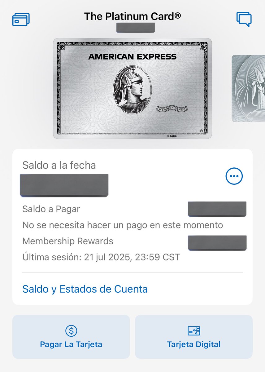 Telefonia_MX's tweet image. Amex ya habilitó la Tarjeta Digital en sus tarjetas de servicio (después de años) 🥳 a ti ya te apareció?