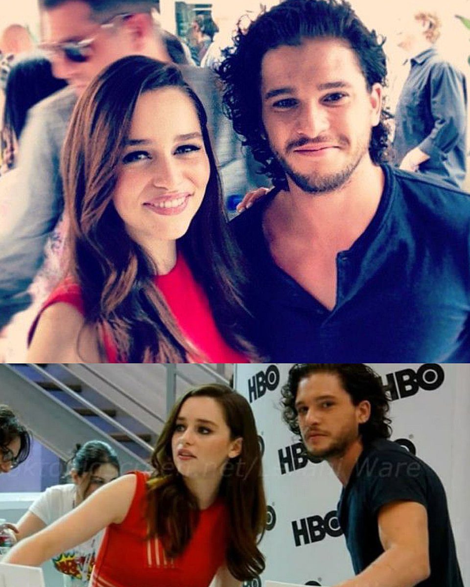 Forgetting this great reunion, when they were on top of the wave, 12 years ago : #KIMILIA - #JONERYS at San Diego Comic Con, July 19th 2013. (for #GameOfThrones) 
❤️#EmiliaClarke &amp; #KitHarington🖤