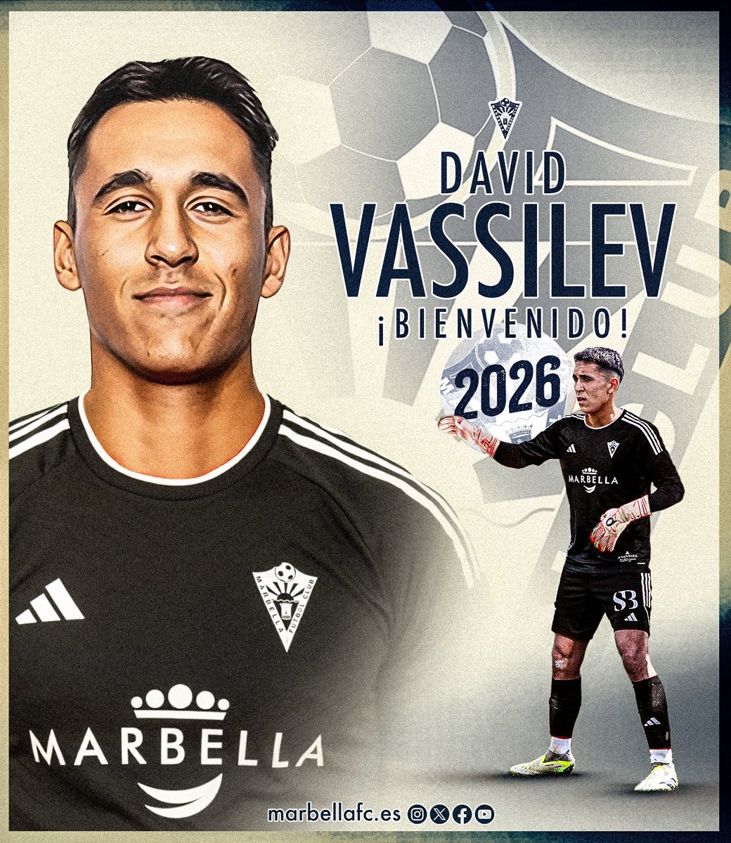 marbella_fc's tweet photo. 🧤 𝗡𝗨𝗘𝗩𝗢 𝗙𝗜𝗖𝗛𝗔𝗝𝗘: 𝗗𝗔𝗩𝗜𝗗 𝗩𝗔𝗦𝗦𝗜𝗟𝗘𝗩

➡️ https://t.co/RZPzo19lpG https://t.co/iEeYJvDrjw