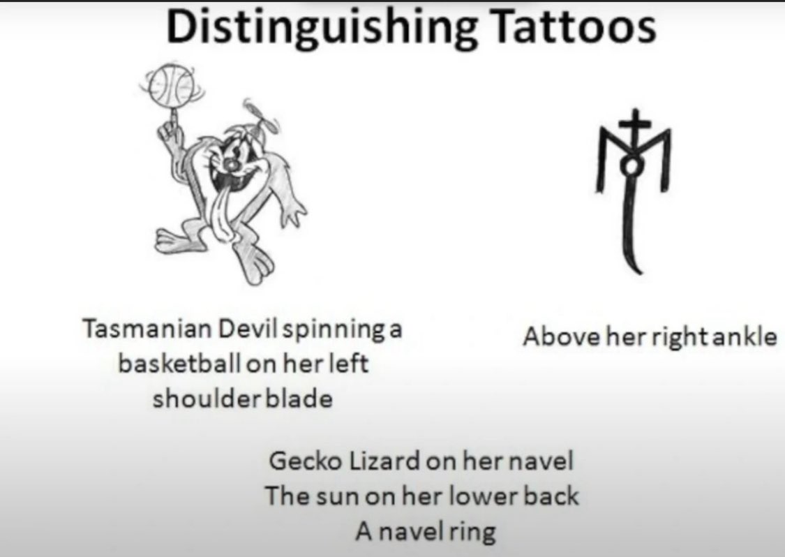 BradRad5Bradley's tweet image. Many of you have asked about Amy’s tattoos. Below are some of the tattoo designs. The baby Tasmanian devil is purple. The gecko around her navel is green. The primitive sun on her lower back is black. Looking for actual pictures and will post if I find them.