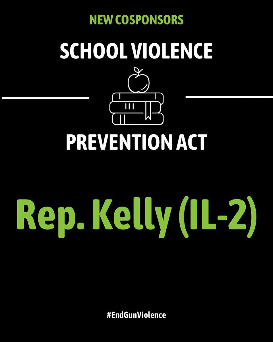 NewtownAction's tweet image. Thank you @RepRobinKelly for cosponsoring H.R.3968!
We urge Members of Congress to cosponsor the School Violence Prevention Act.
Congressional Switchboard: (202) 224-3121
#EndGunViolence