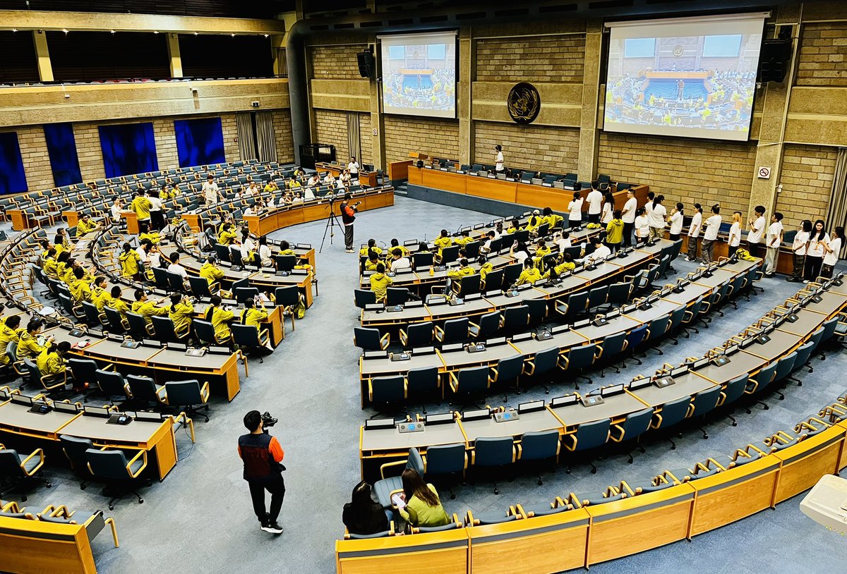 visitunon's tweet image. The delegation exchanged insights on how China is advancing the #SDGs and shared ideas with our team on global partnerships for a better future.
It’s always inspiring to see young leaders &amp;amp; students take an active role in shaping a sustainable world.
#PartnershipForTheGoals