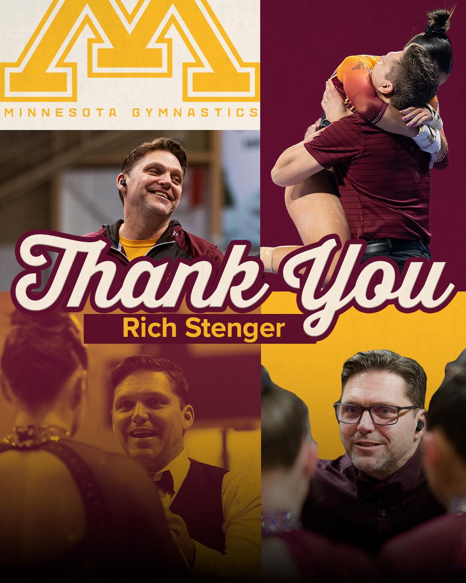 GopherWGym's tweet image. Thank you so much for everything you gave to our program for the past 11 years, Rich!
We will miss you but wish you the best of luck @CalWGym.
