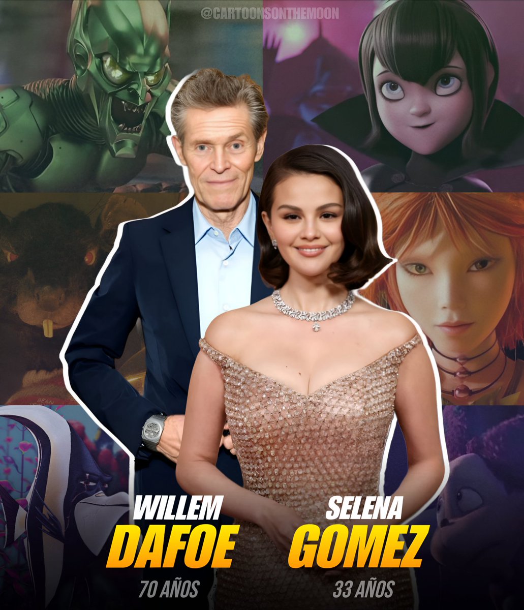 CartoonsOTMoon's tweet image. ¡Hoy son los cumpleaños de Willem Dafoe y Selena Gomez!