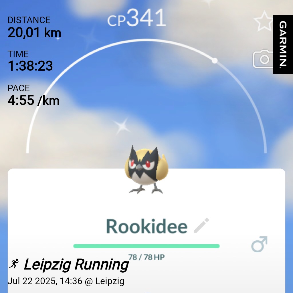 Always nice to look into my pokebox after a run and see that the autocatcher caught a new shiny 🎉
Week 6 of my marathon training underway 🏃🏼