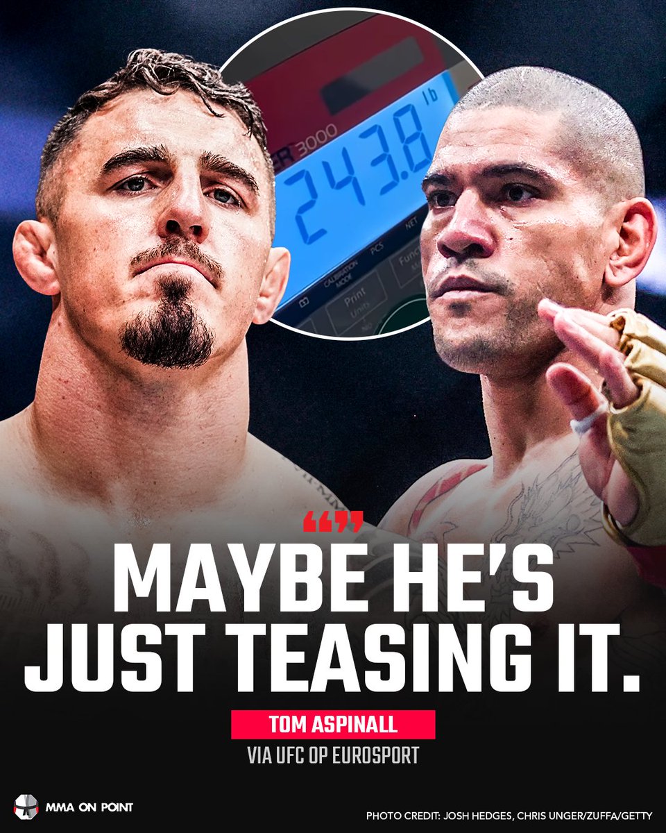 OnPointMMA's tweet image. Tom Aspinall acknowledges Alex Pereira's social media game 馃 Will we see these two throw down?