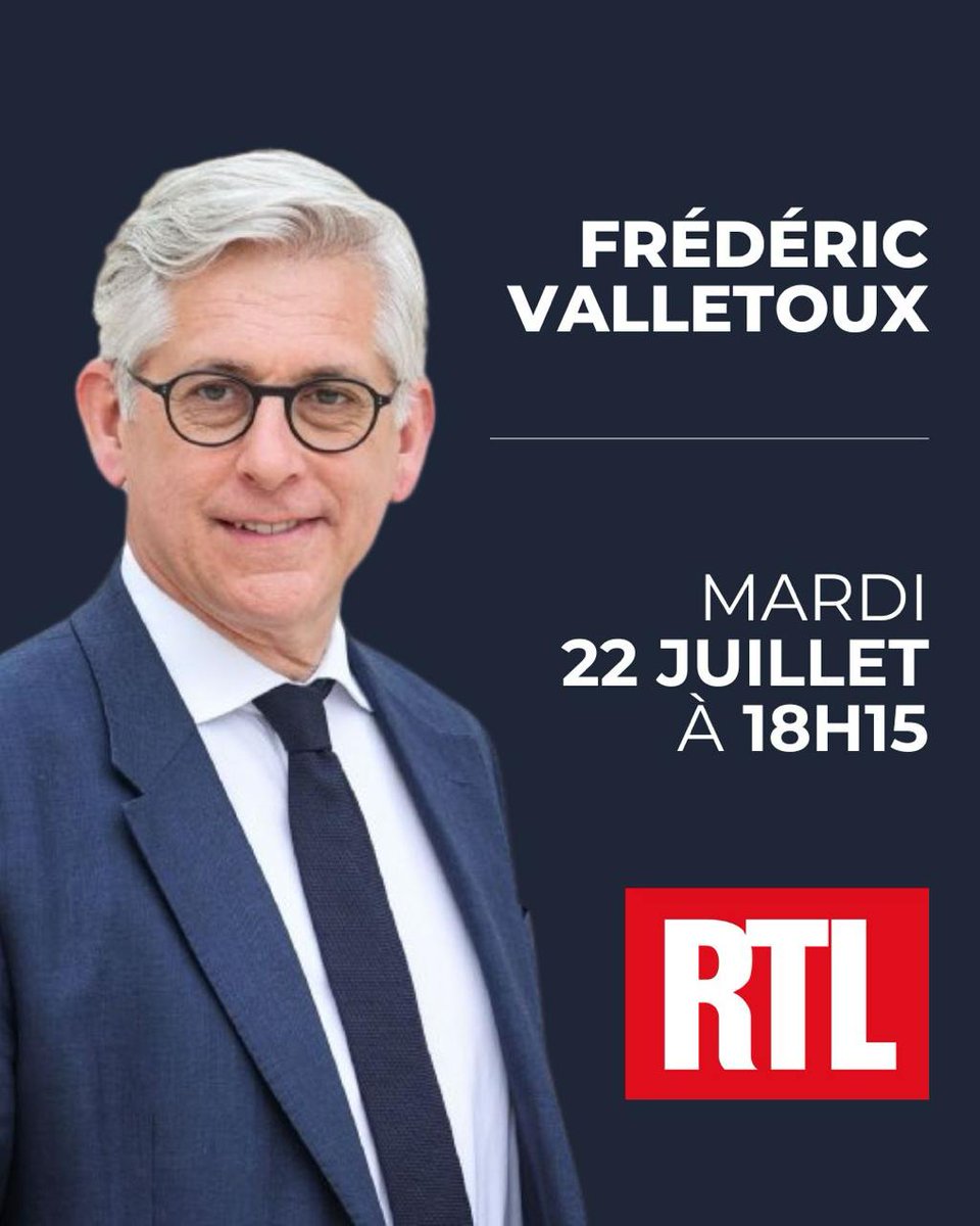 Retrouvez-moi aujourd'hui à 18h15, sur @RTL. 

#Politique #Interview #Actualités
