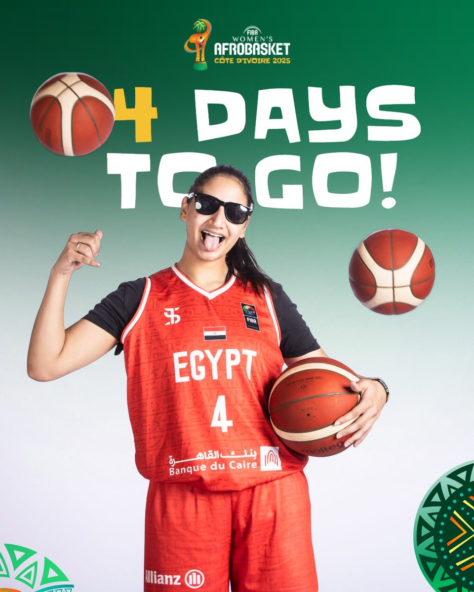 afrobasketwomen's tweet image. We are not stressing anymore. Only 4๏ธโฃ days before seeing #AfroBasketWomen queens compete! ๐
#LeadWithLegacy