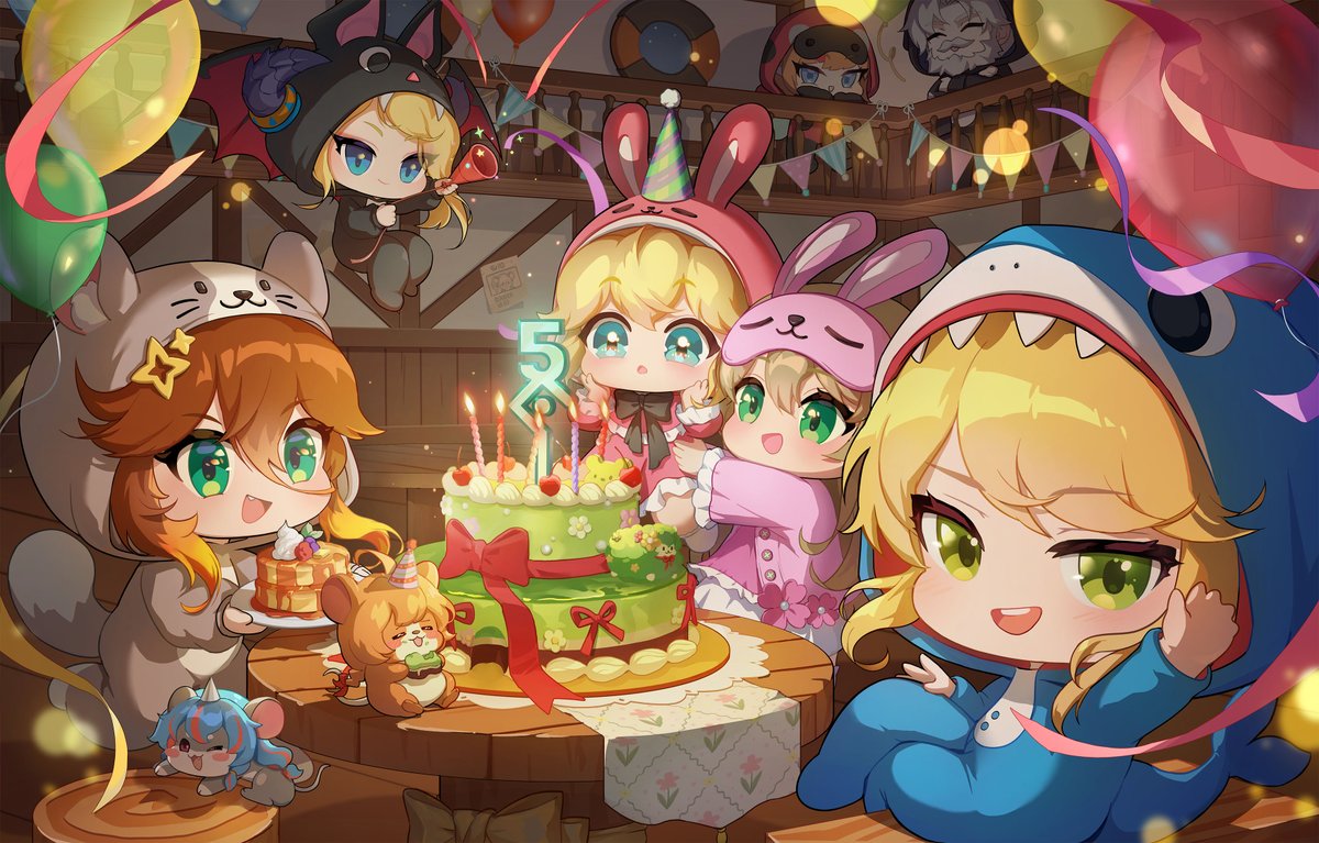 GuardianTalesEN's tweet photo. 🎊 5 years already 🎂 

From lush forests to the undersea and beyond, we have shared joy, tears, and laughter with Knight ⚔️🏹 and Little Princess 👑 

There's more to come, and we can't wait to live it with you, Guardians ❤️ 

https://t.co/RbgDQN27o4
https://t.co/LVzN1L6ScY https://t.co/SXKJr3DwjO