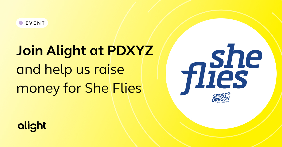 AlightSolutions's tweet photo. At PDXYZ, visit Alight’s booth in the Experience Center.
Every bullseye = a donation to She Flies, supporting girls and women in sport across Oregon.
https://t.co/bAJ9sN7hFc
#PDXYZ #EmployeeExperience #FutureOfWork #ThePEER150 #SportOregon #SheFlies https://t.co/towEjmeTuk