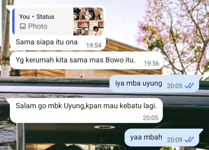 perasaan ke wonogiri nya selalu bareng tapi kenapa yang di inget cuma dia doang 😒