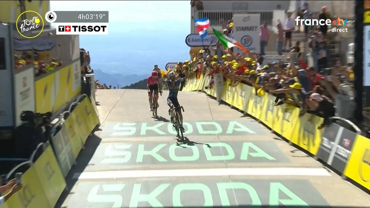 T'ES GRAND T'ES PUTAIN DE GRAND VALENTIN PARET-PEINTRE !!!!!!! #TDF2025