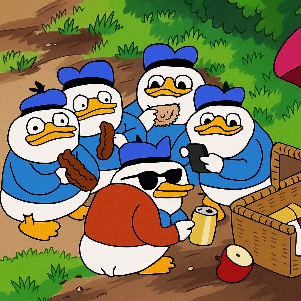 I dunt noe who r dis duks but gm 🦆