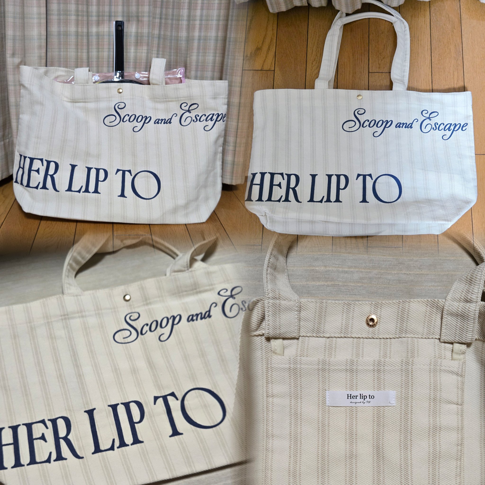 herlipto Scoop and Escape Tote トートバック