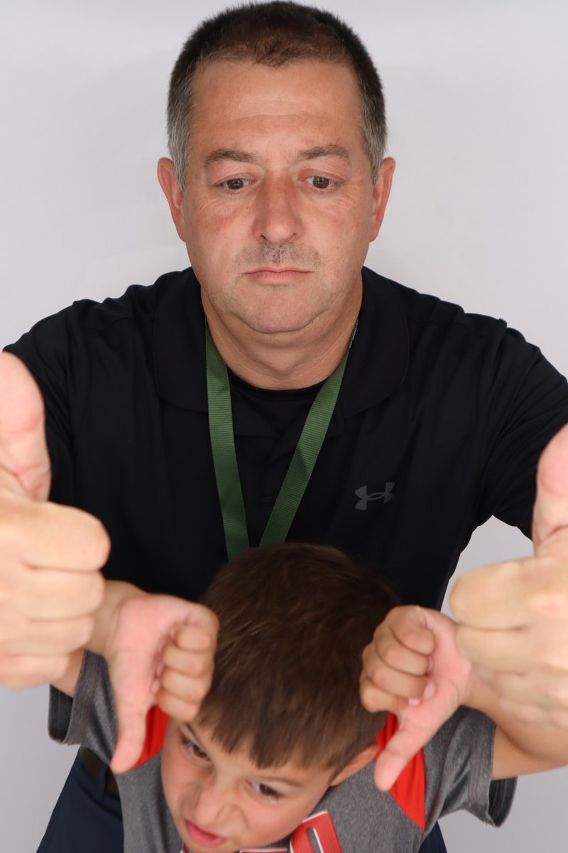 DavidPJablonski's tweet image. Chase and I posed for our annual shoot at the free photo booth at OU last week. Not long later, he got his fingers stuck in the door, and I was fortunately able to free them without a significant injury.