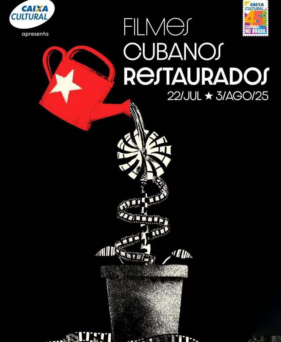 Começa hoje (22/7), no Rio de Janeiro, com apoio da Caixa Cultural, mostra do cinema cubano restaurado, com a exibição de 15 obras primas que influenciaram a produção cinematográfica da América Latina. 

Confira: rioart.art.br/cine/festival-…