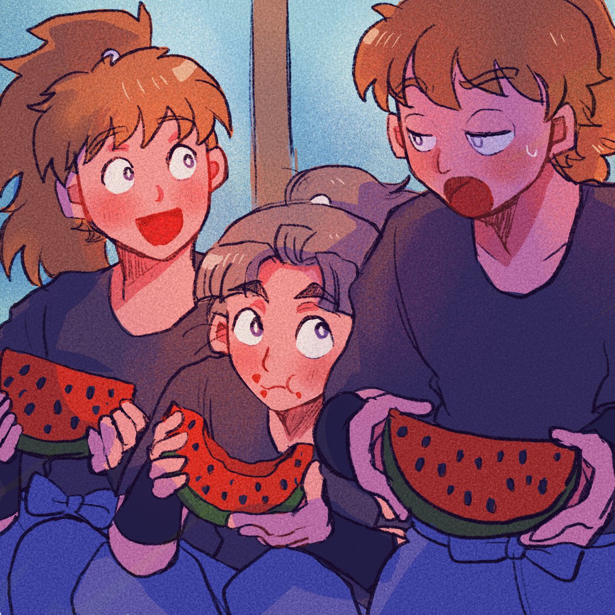coco_v3's tweet image. 遅刻ですが、夏の五ろ…！　#nin_draw